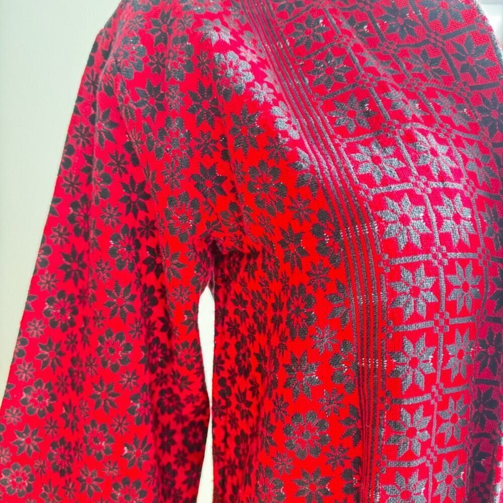 Vintage Ethnic Unique Floral Print Jacket M - Picture 7 of 9